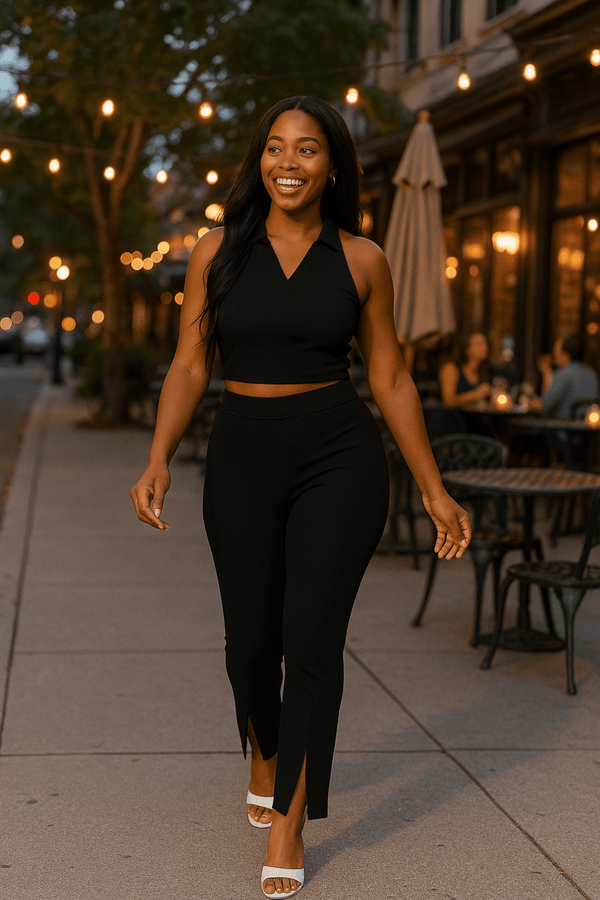 All Black Lounge Set
